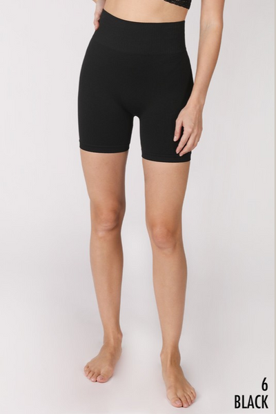 Seamless High Waist Biker Shorts