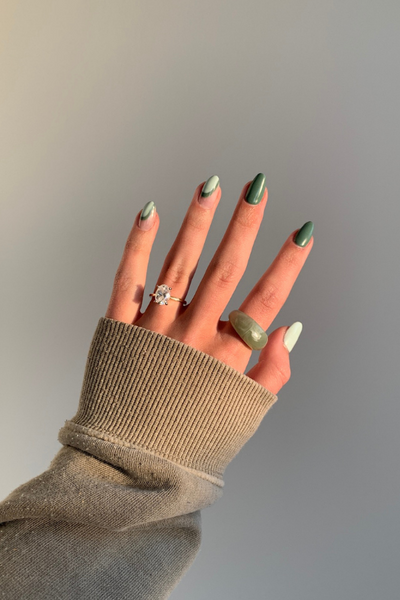 Assorted Green Ring Set