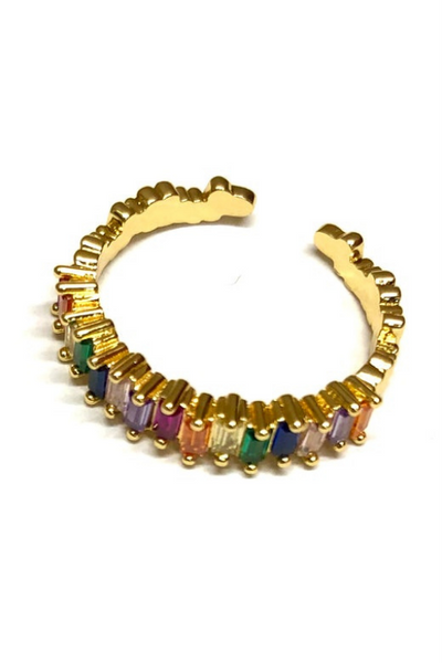 Adjustable Rainbow Ring