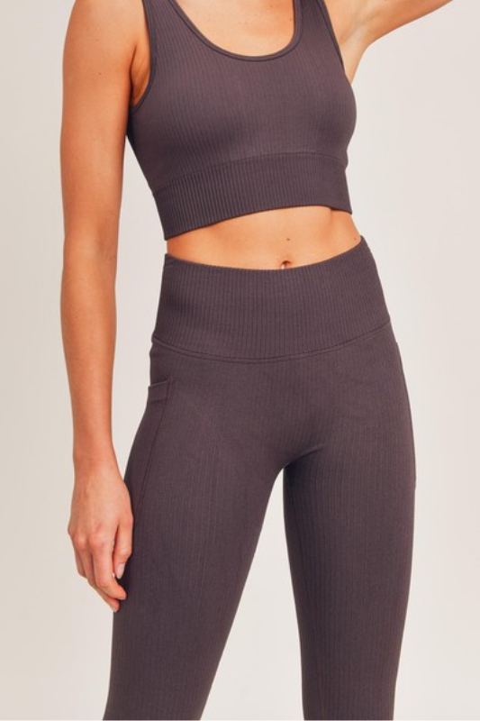 Morning Espresso Seamless Set - Leggings