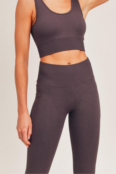 Morning Espresso Seamless Set - Leggings