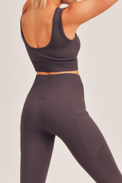 Morning Espresso Seamless Set - Sports Bra